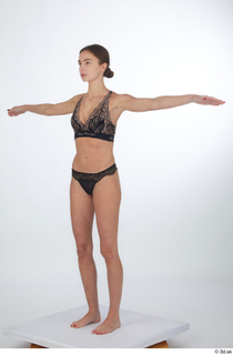 Malin black lace lingerie standing t-pose underwear whole body 0002.jpg